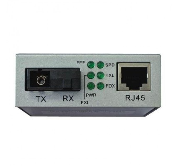 Step4Net Медіаконвертер Step4Net 10/100Base-TX to 100Base-FX, SM, 1310nm, SC/PC, 20км (MC-D-0,1-1SM-1310nm-20)