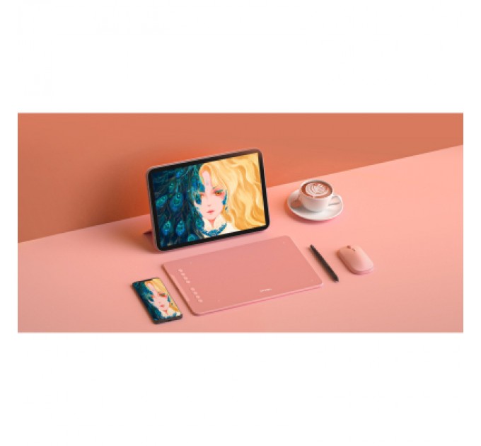 XP-Pen Графічний планшет XP-Pen Deco 01V2 Pink