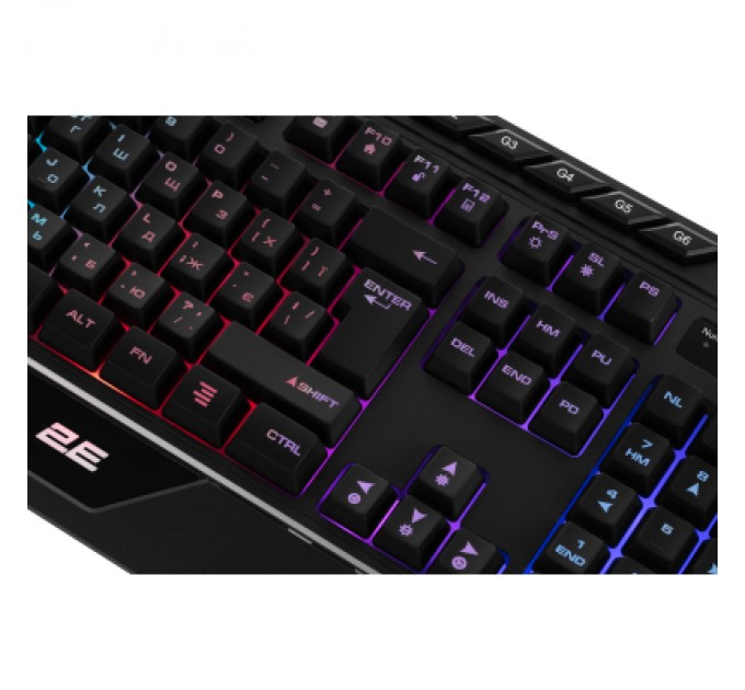 2E Клавіатура 2E Gaming KG315 RGB USB UA Black (2E-KG315UBK)