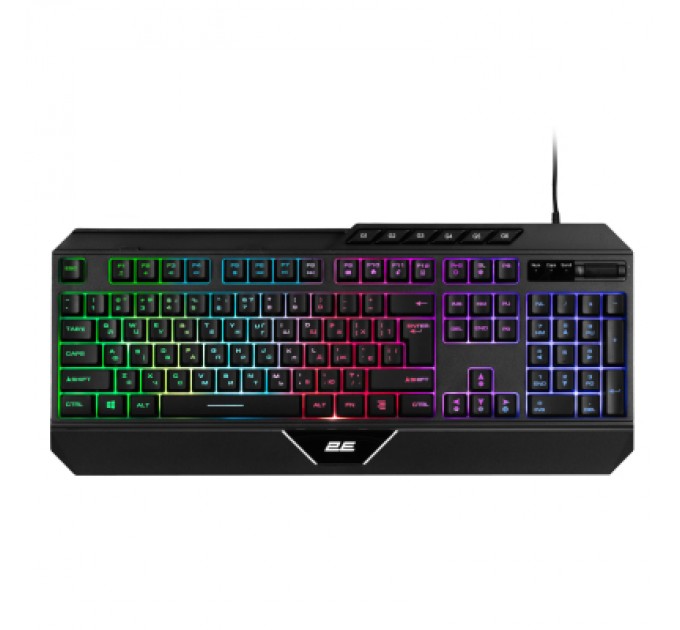 2E Клавіатура 2E Gaming KG315 RGB USB UA Black (2E-KG315UBK)