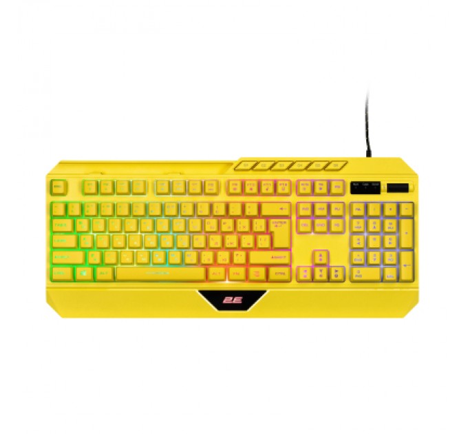 2E Клавіатура 2E Gaming KG315 RGB USB UA Yellow (2E-KG315UYW)