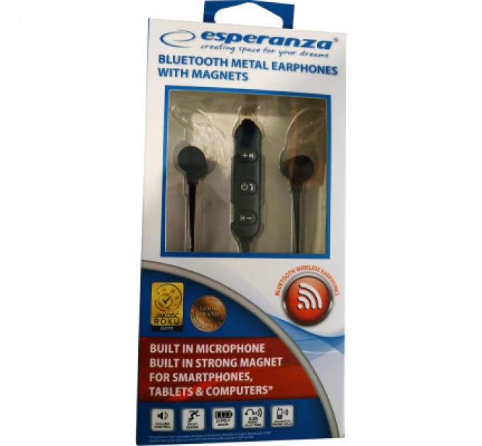 Esperanza Навушники Esperanza Magnetic Metal Black (EH186K)