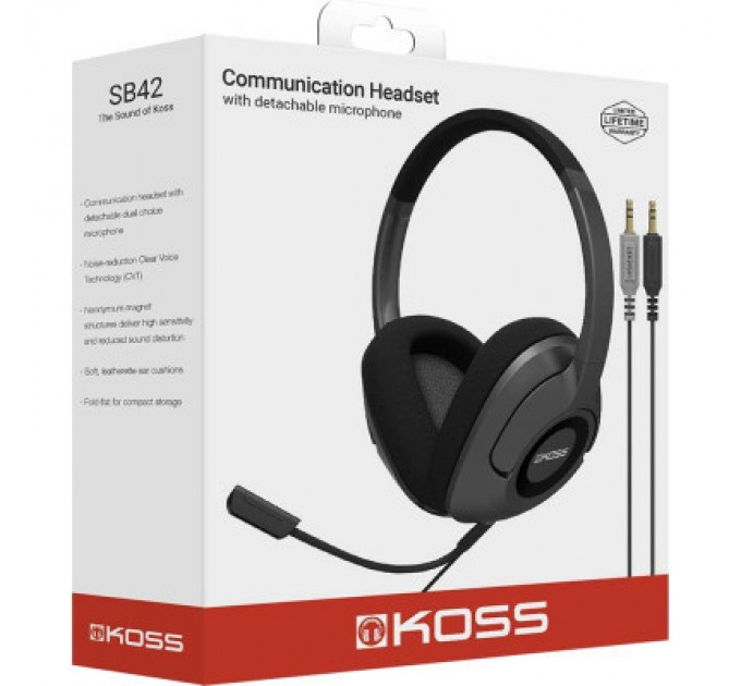 Koss Навушники Koss SB42 Over-Ear 2*3.5 mm (193566.101)