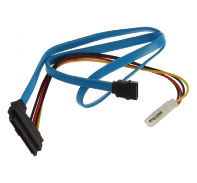 Value Кабель для передачі даних SATA 7pin (F) to SAS (SFF-8482) 0.7m Value (S0130)