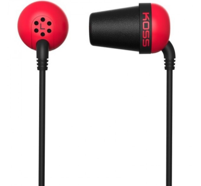 Koss Навушники Koss The Plug Noise Isolating Red (196768.101)