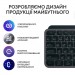 Logitech Клавіатура Logitech MX Keys S Plus Palmrest Wireless UA Graphite (920-011589)