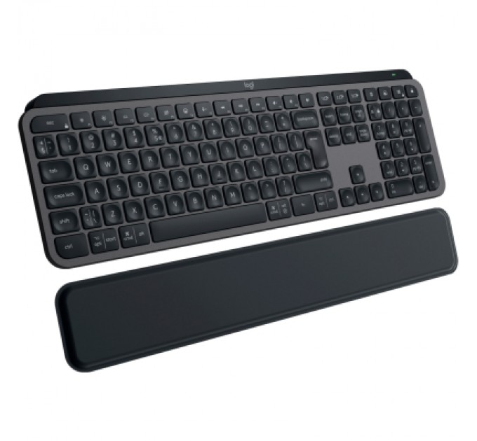 Logitech Клавіатура Logitech MX Keys S Plus Palmrest Wireless UA Graphite (920-011589)