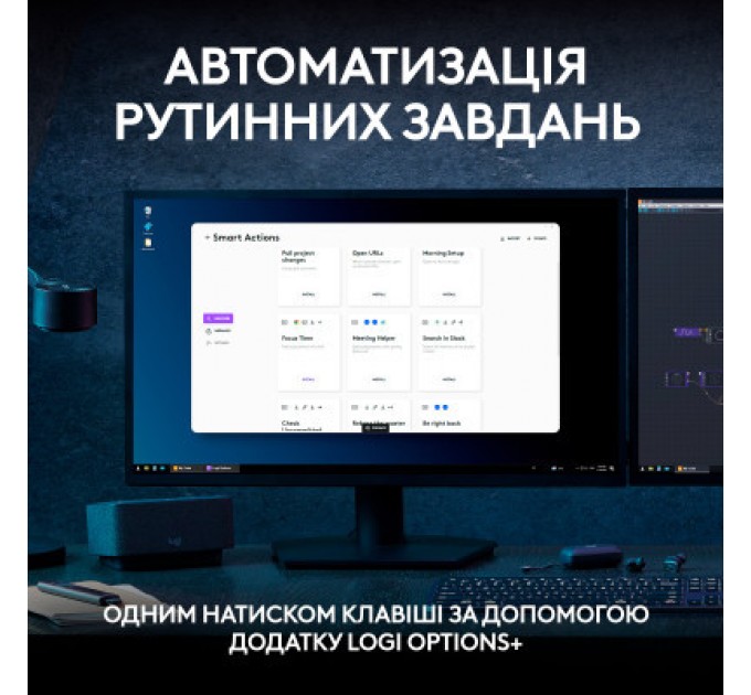 Logitech Комплект Logitech MX Keys S Plus Palmrest Wireless UA Graphite (920-011614)