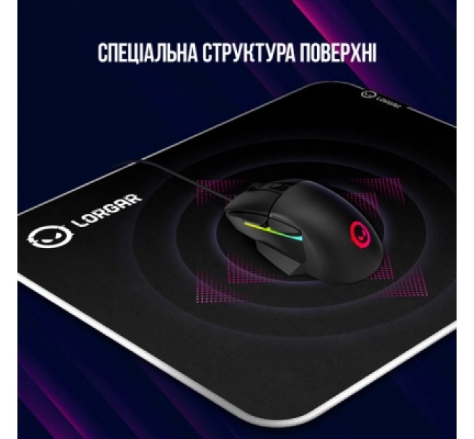 Lorgar Килимок для мишки Lorgar Legacer 753 Black (LRG-CMP753)