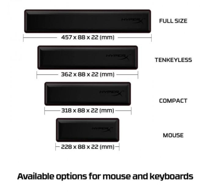 HyperX Підставка під зап'ястя HyperX Wrist Rest Mouse (4Z7X2AA)