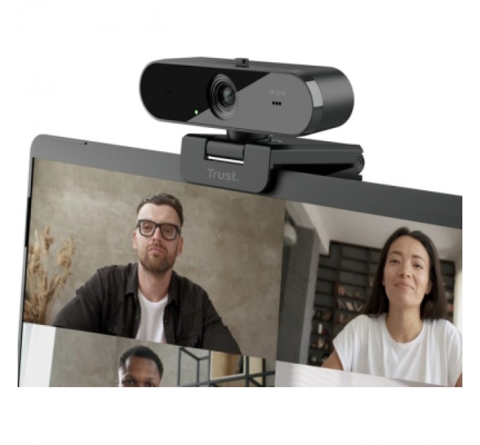 Trust Веб-камера Trust Taxon QHD Webcam Eco Black (24732)