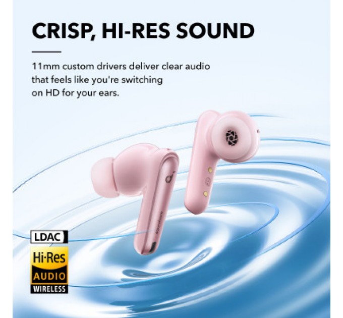 Anker Навушники Anker SoundСore Liberty 4 NC Pastel Pink (A3947G51)