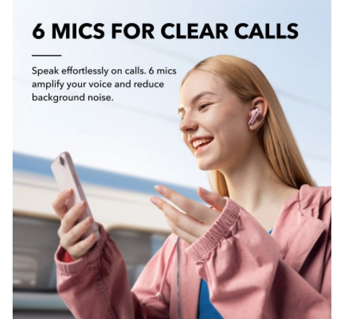 Anker Навушники Anker SoundСore Liberty 4 NC Pastel Pink (A3947G51)