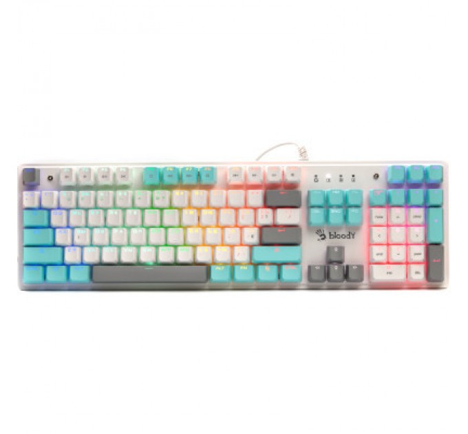 A4Tech Клавіатура A4Tech Bloody S510R RGB BLMS Switch Red USB Icy White (Bloody S510R Icy White)