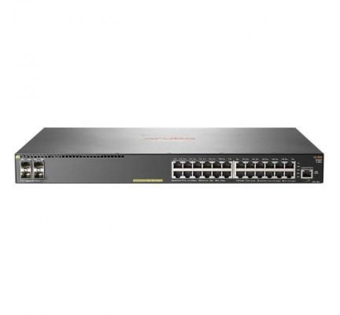 HP Комутатор мережевий HP 2930F-24G PoE+ 4SFP+ (JL255A)