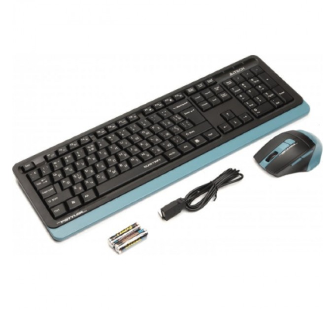 A4Tech Комплект A4Tech FGS1035Q Wireless Navy Blue (FGS1035Q Navy Blue)