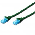 Digitus Патч-корд Digitus 1м, cat.5e, UTP, AWG 26/7, green (DK-1511-010/G)