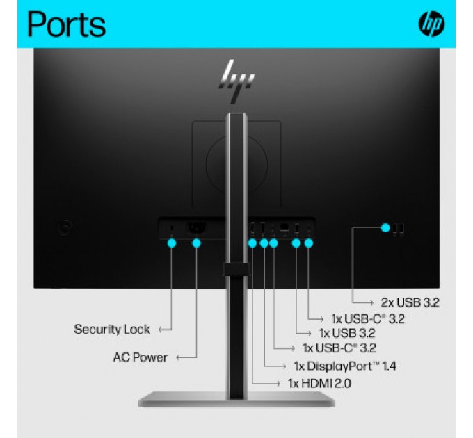 HP Монітор HP E27k G5 (6N4C4AA)
