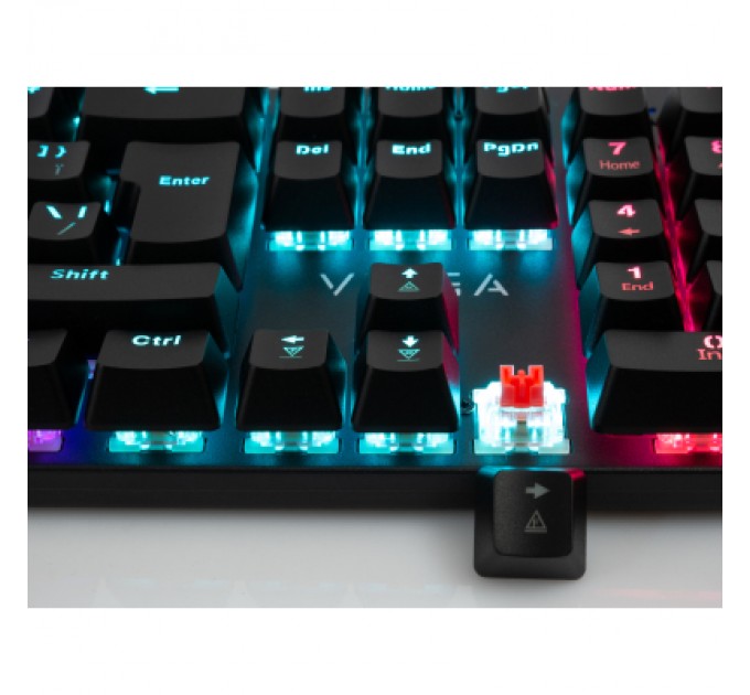 Vinga Клавіатура Vinga KBGM-101 LED Red Switch USB Black (KBGM-101 Black)