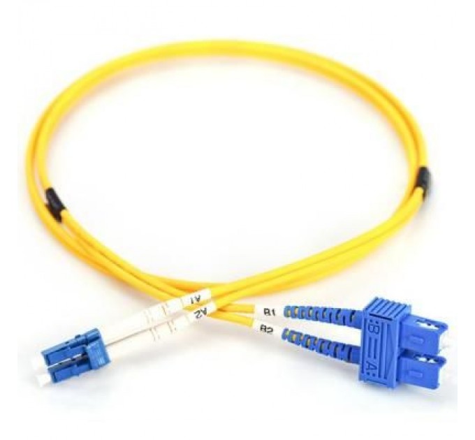 Digitus Оптичний патчкорд Digitus LC/UPC-SC/UPC,9/125,OS2,duplex,1m (DK-2932-01)