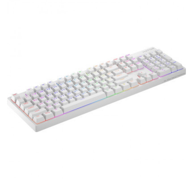 Hator Клавіатура Hator Rockfall 2 Mecha Orange USB White (HTK-711)