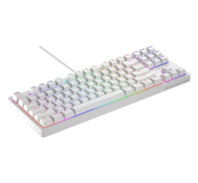 Hator Клавіатура Hator Rockfall 2 Mecha TKL Orange USB White (HTK-521)