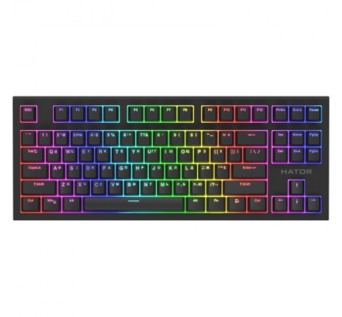 Hator Клавіатура Hator Skyfall 2 TKL Pro Orange USB Black (HTK-750)