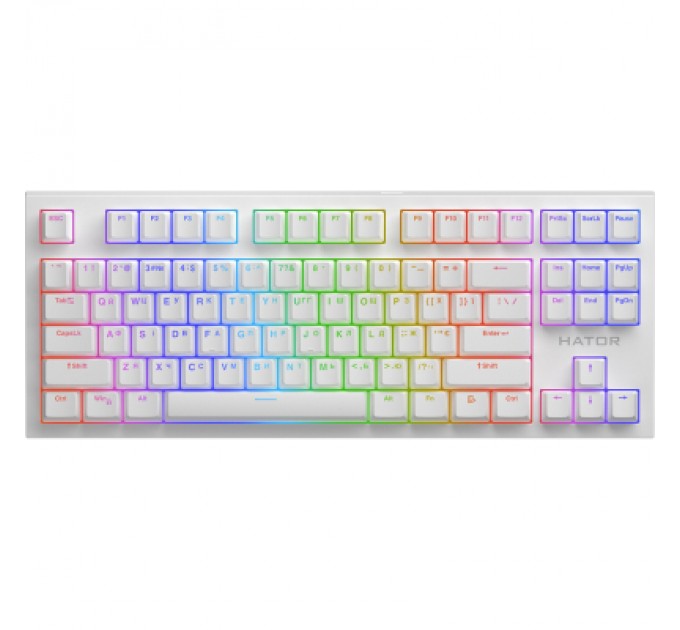 Hator Клавіатура Hator Skyfall 2 TKL Pro Orange USB White (HTK-751)