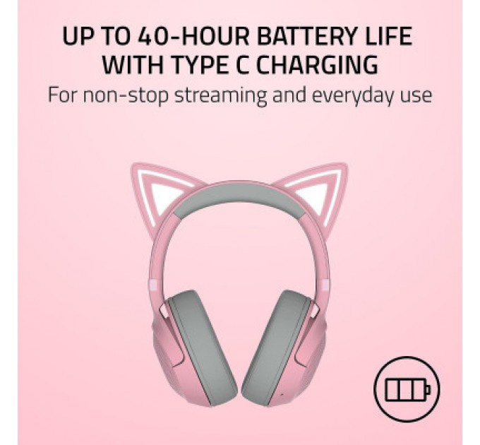 Razer Навушники Razer Kraken Kitty V2 Bluetooth Quartz (RZ04-04860100-R3M1)