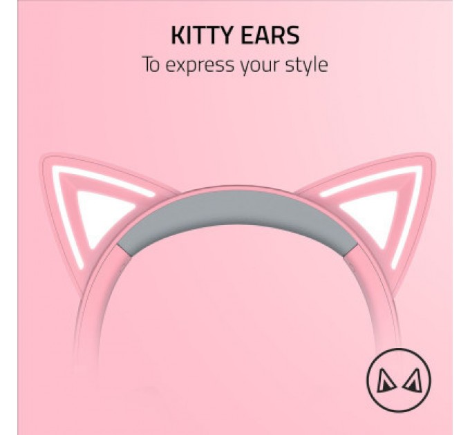 Razer Навушники Razer Kraken Kitty V2 Quartz (RZ04-04730200-R3M1)