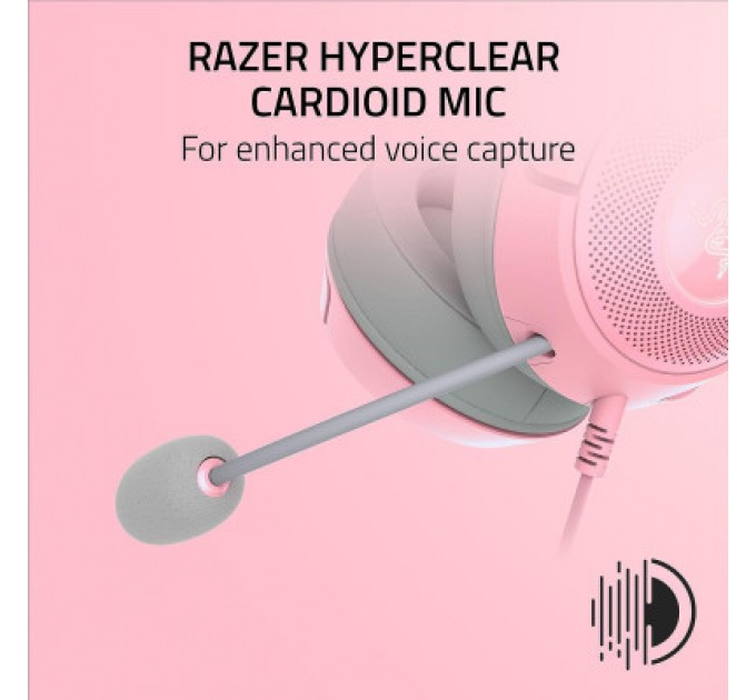 Razer Навушники Razer Kraken Kitty V2 Quartz (RZ04-04730200-R3M1)