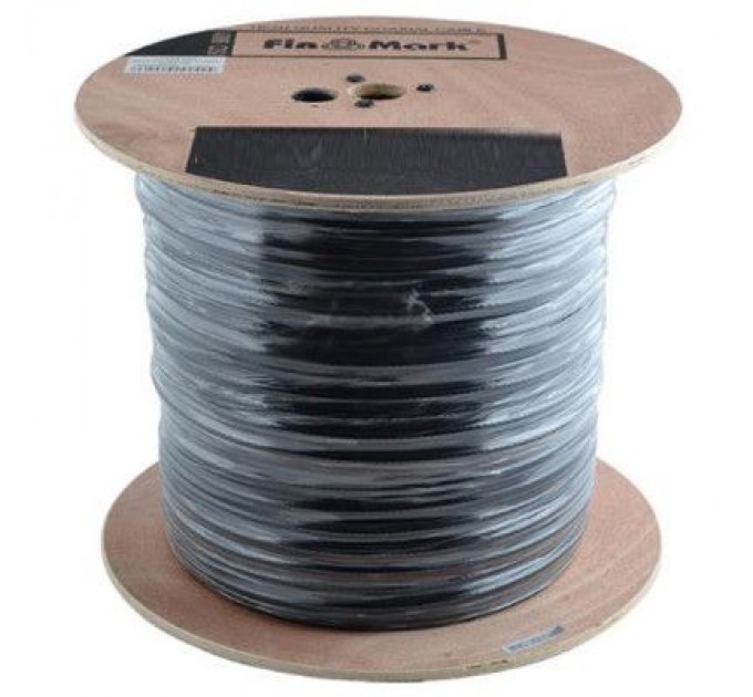 FinMark Кабель мережевий FinMark UTP CAT5e 4P 24AWG PE-M B 305m Drum, внешний, проволка 1,2мм (049317)
