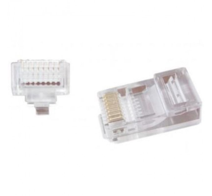 Cablexpert Конектор Cablexpert RJ45 cat.5e UTP 8P8C (сквозное отв., позолоч. конт.) 50 шт (LC-PTU-01/50)