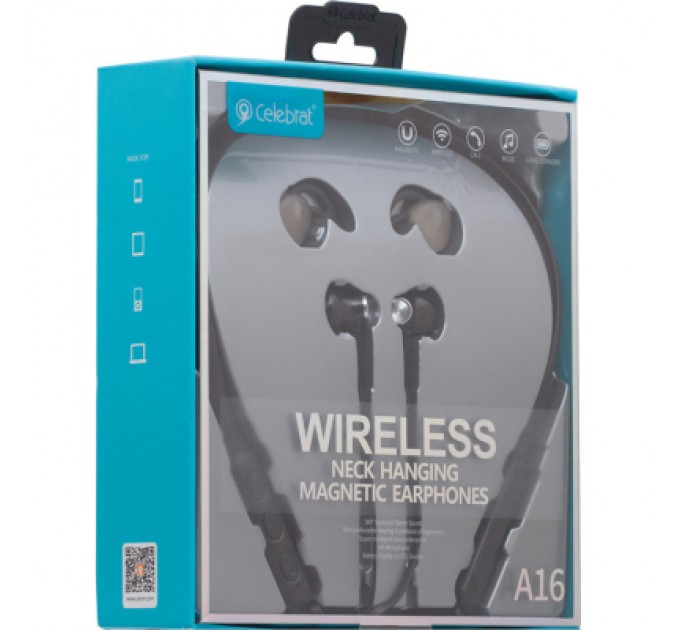 Celebrat Навушники Celebrat A16 Black (1006646)