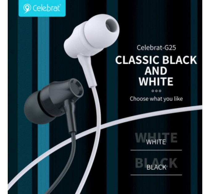 Celebrat Навушники Celebrat G25 Black (1006644)