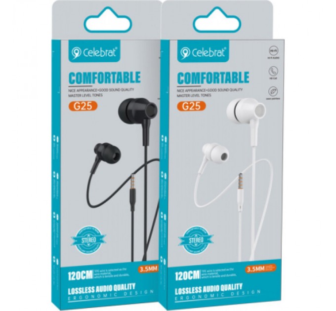 Celebrat Навушники Celebrat G25 White (1006645)
