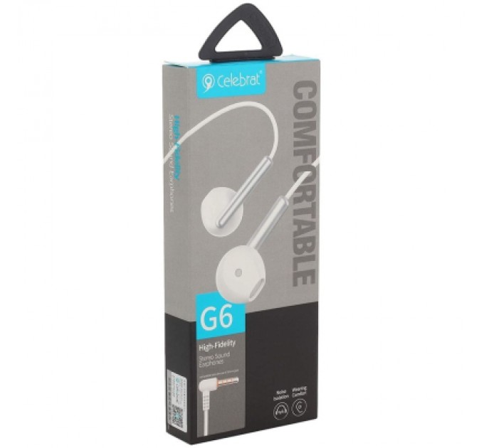 Celebrat Навушники Celebrat G6 White (1006643)