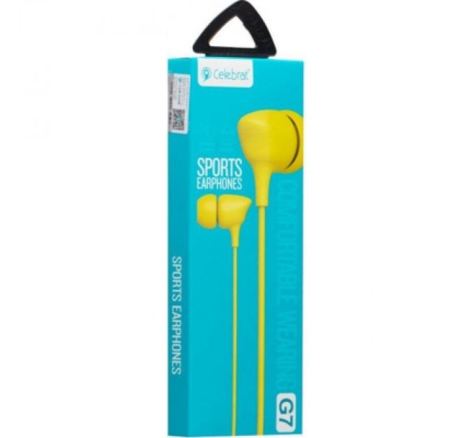 Celebrat Навушники Celebrat G7 Yellow (714455)