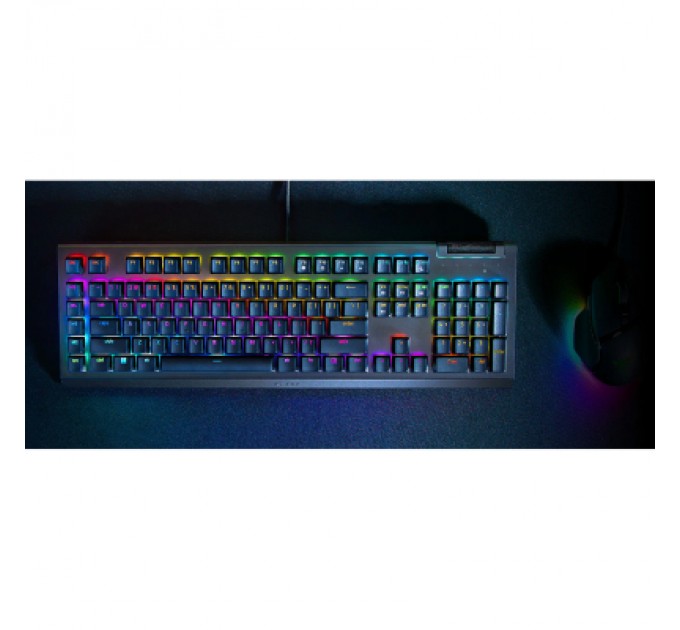 Razer Клавіатура Razer BlackWidow V4 X Green Switch USB RU Black (RZ03-04700800-R3R1)