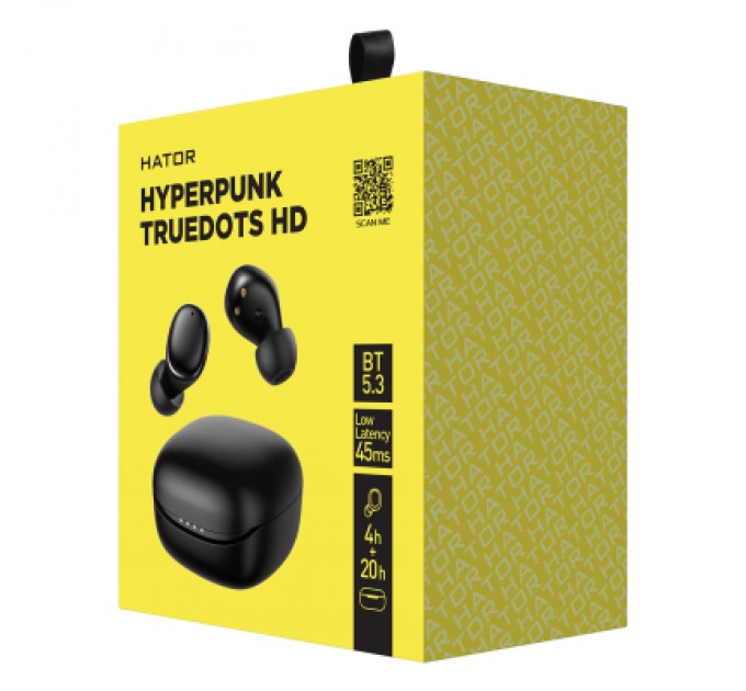 Hator Навушники Hator Hyреrpunk Truedots HD Black (HTA-411)