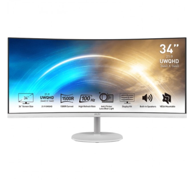 MSI Монітор MSI PRO MP341CQW