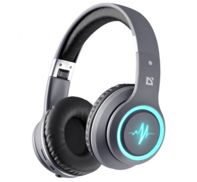 Defender Навушники Defender FreeMotion B571 Bluetooth LED Gray (63571)