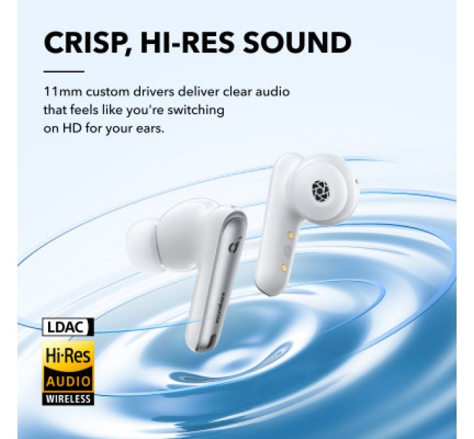 Anker Навушники Anker SoundСore Liberty 4 NC Clear White (A3947G21)