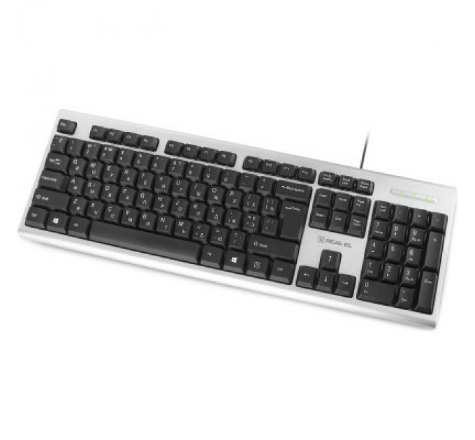 REAL-EL Клавіатура REAL-EL 507 Standard USB Silver