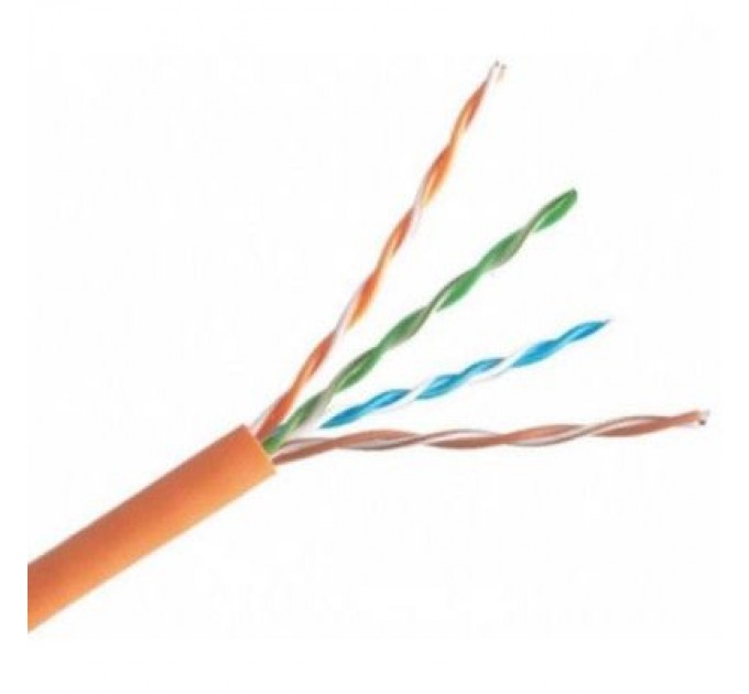 OK-Net Кабель мережевий OK-Net UTP cat.5E 305m негорючий (U/UTP-cat.5E LSFROH) (КПВнг-HF-ВП(350) 4*2*0,51)