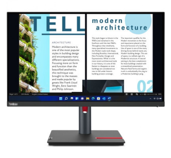 Lenovo Монітор Lenovo P24q-30 (63B4GAT6UA)