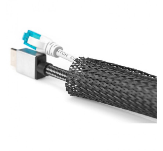 Digitus Тримач для кабелю Digitus Cable Tube, 2m, black (DA-90507)
