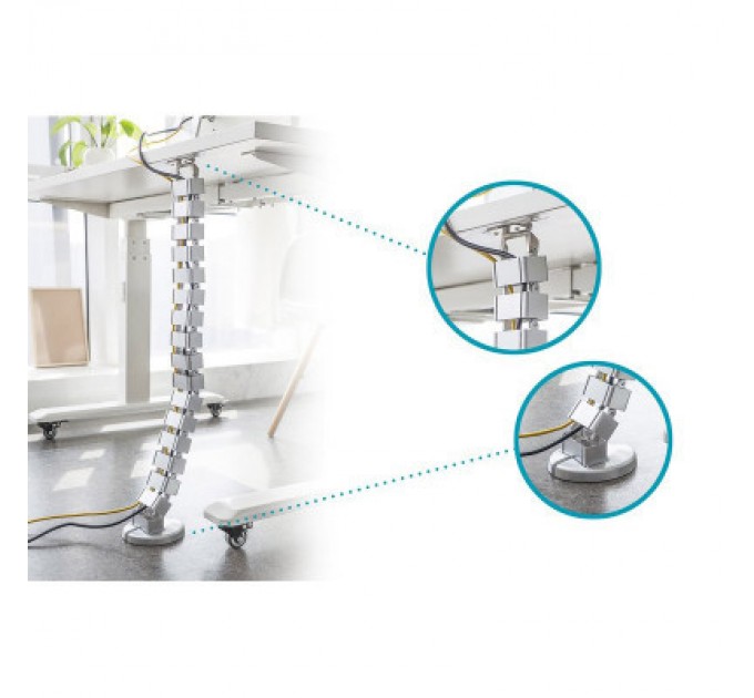 Digitus Тримач для кабелю Digitus гнучка кабельна трубка із кріпленням "гачок-петля", 2м (DA-90505)