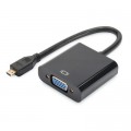 Digitus Перехідник MicroHDMI to VGA (M/F) Full HD Digitus (DA-70460)