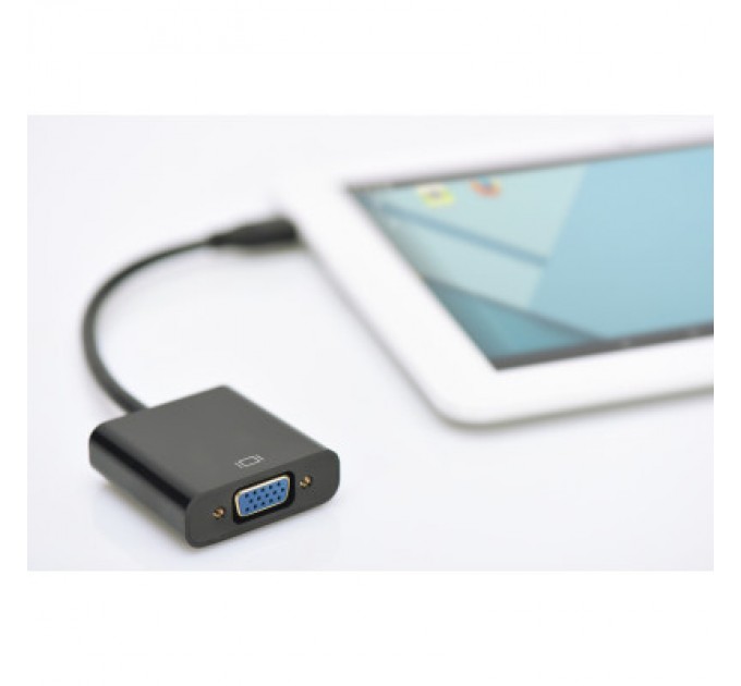Digitus Перехідник MicroHDMI to VGA (M/F) Full HD Digitus (DA-70460)